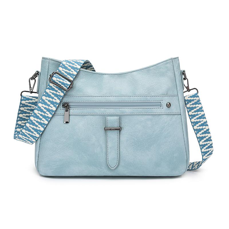Women's PU Messenger Bag Mother Bag Large Capacity Multi-layer Commuting Shoulder Bag