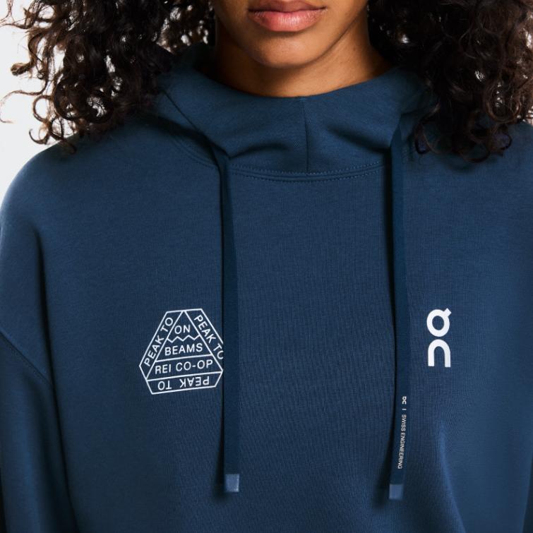 On X Beams Collaborati Club Rei Hooded Soft Loose Sweatshirt Unisex sweatshirt 1UF30030525
