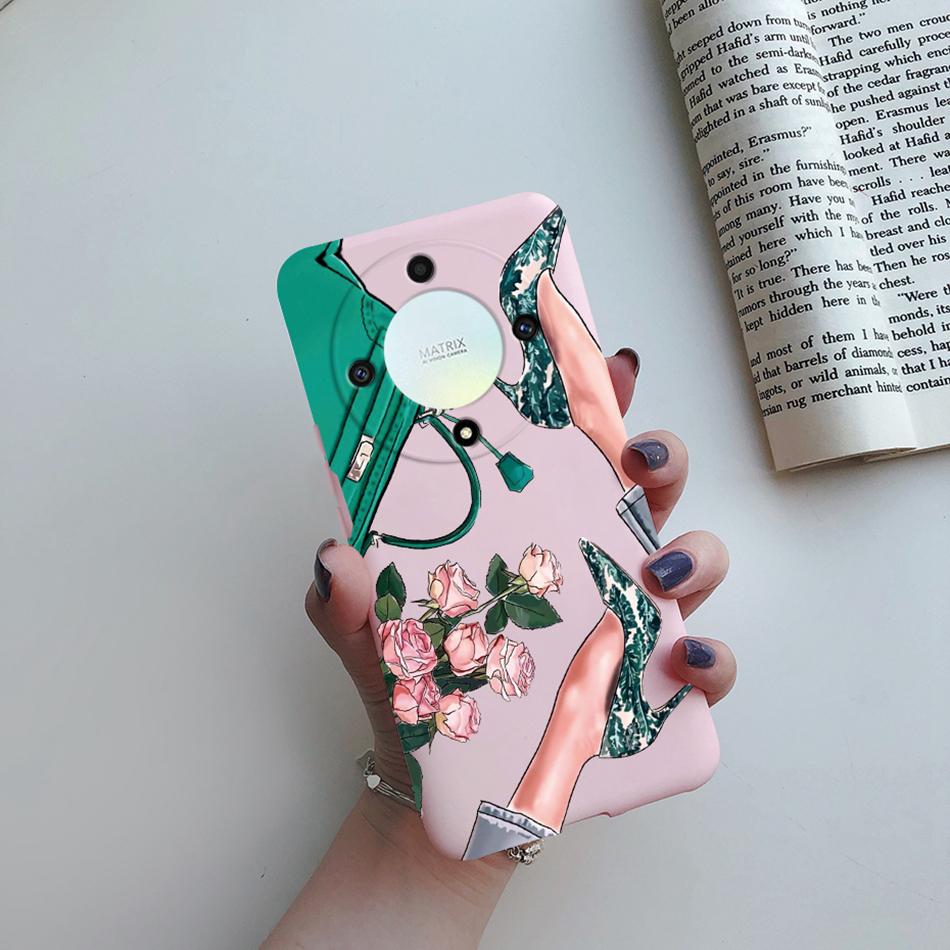 

For Honor Magic 5 Lite 5G Case Silicone Super Mom Baby Fashion Girls TPU Soft Back Cover for Huawei Honor Magic5 Lite Funda 2023 Magic 5 Lite 5G