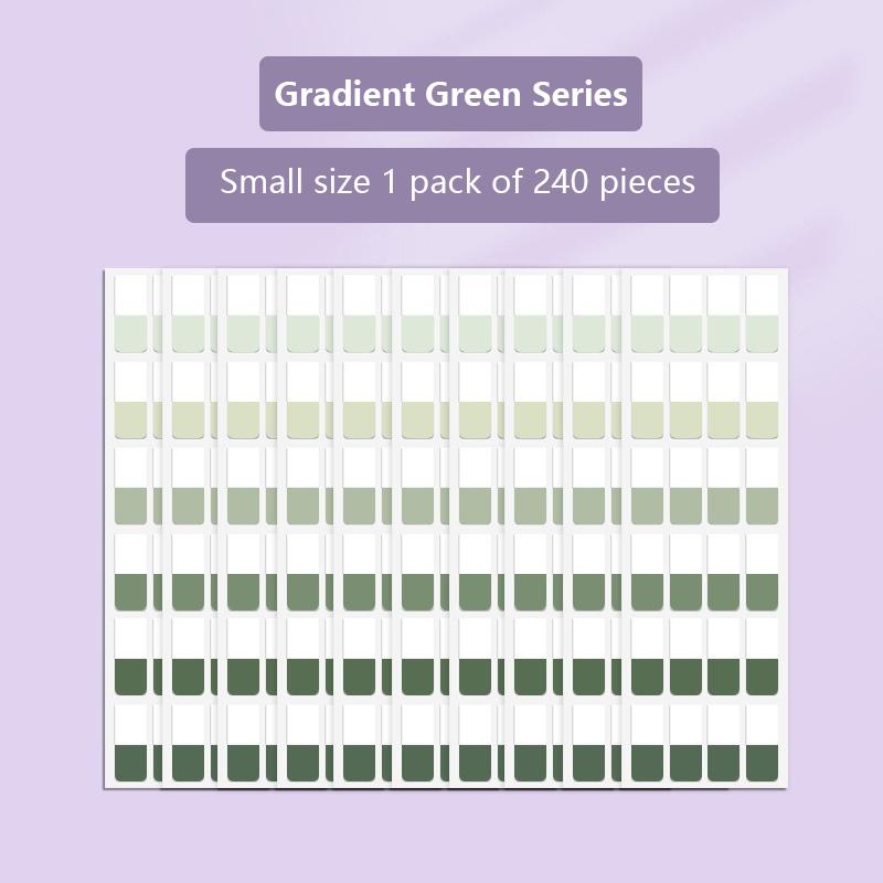 

120 аркушів Креативні градієнтні кольори Категорійний індекс Липкі нотатки Студентська простота Канцелярські товари Блокнот для записів Милі шкільні приладдя