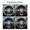 Geeignet für Mazda Lenkradabdeckung mit Carbonfaser-Textur, segmentiertes Schnellverschluss-Design, langlebig, für Cx-