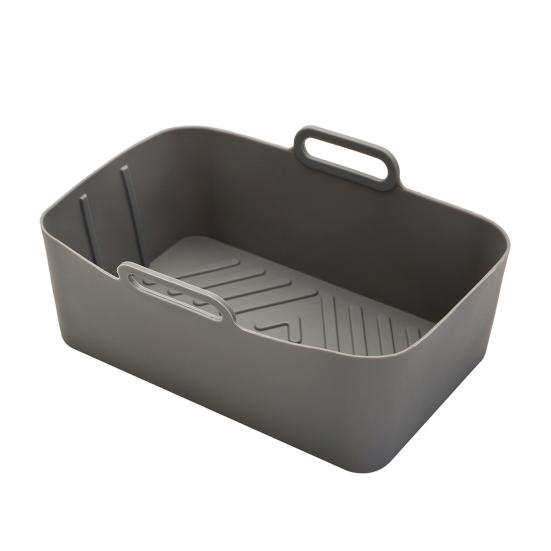 Silicone Air Fryer Liner Food Grade Non-Stick Mat Heat Resistant Reusable Baking Pan Liner Dishwasher Safe Fryer Basket Insert