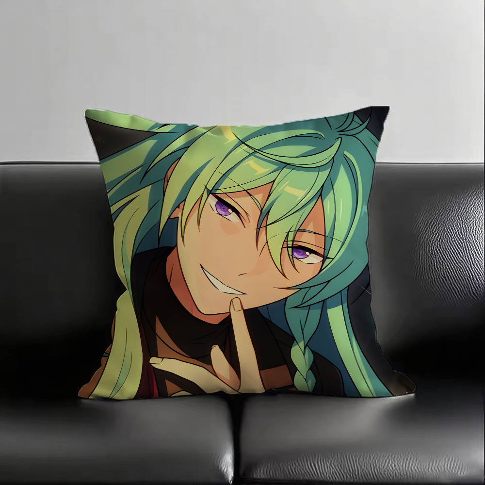 1pc Wataru Hibiki Pillow Case Fashion Square Pillowcase Bedroom Sofa Room Ins Decoration Leisure