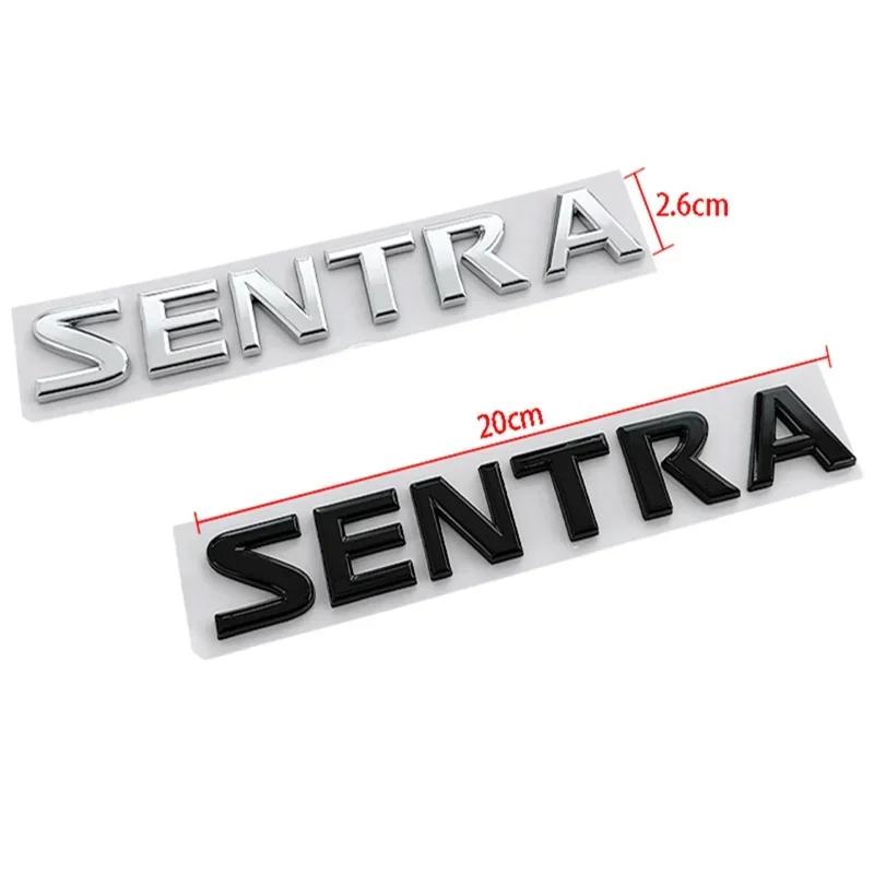 CGANEI1 ABS Car Body Trunk Letter Decal for Nissan SENTRA Logo Auto Sticker Styling Exterior Accessories