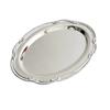 New Embossed Silver Tray Silver Oval Storage Tray Jewelry Storage Organizer Dining Table Decoration
