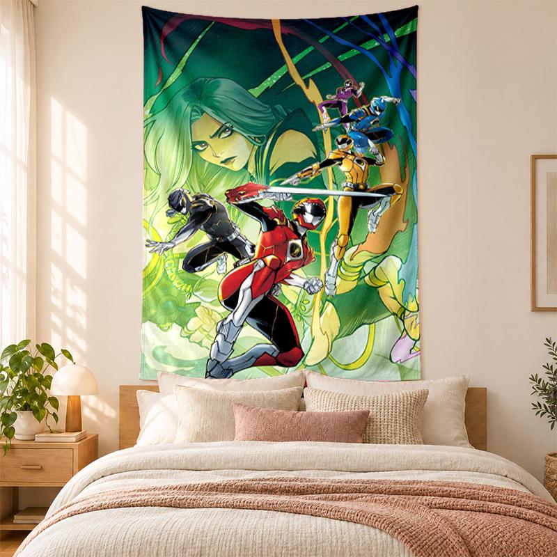 Power Rangers Tapestry Highquality for Decorating Living Room Bedroom Dorm Walls Ideal As Bedroom Wallart Orholiday Gift