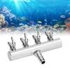 Fish Distribution Valve Fish Oxygen Pipe Carbon Dioxide Adjustment Stainless Steel Distributor Valve