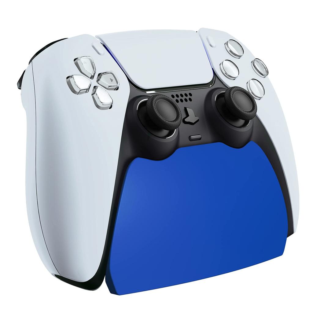 PlayVital PS5 Controller Stand with Rubber Pads, Compatible with PlayStation 5 Controllers [Blue]