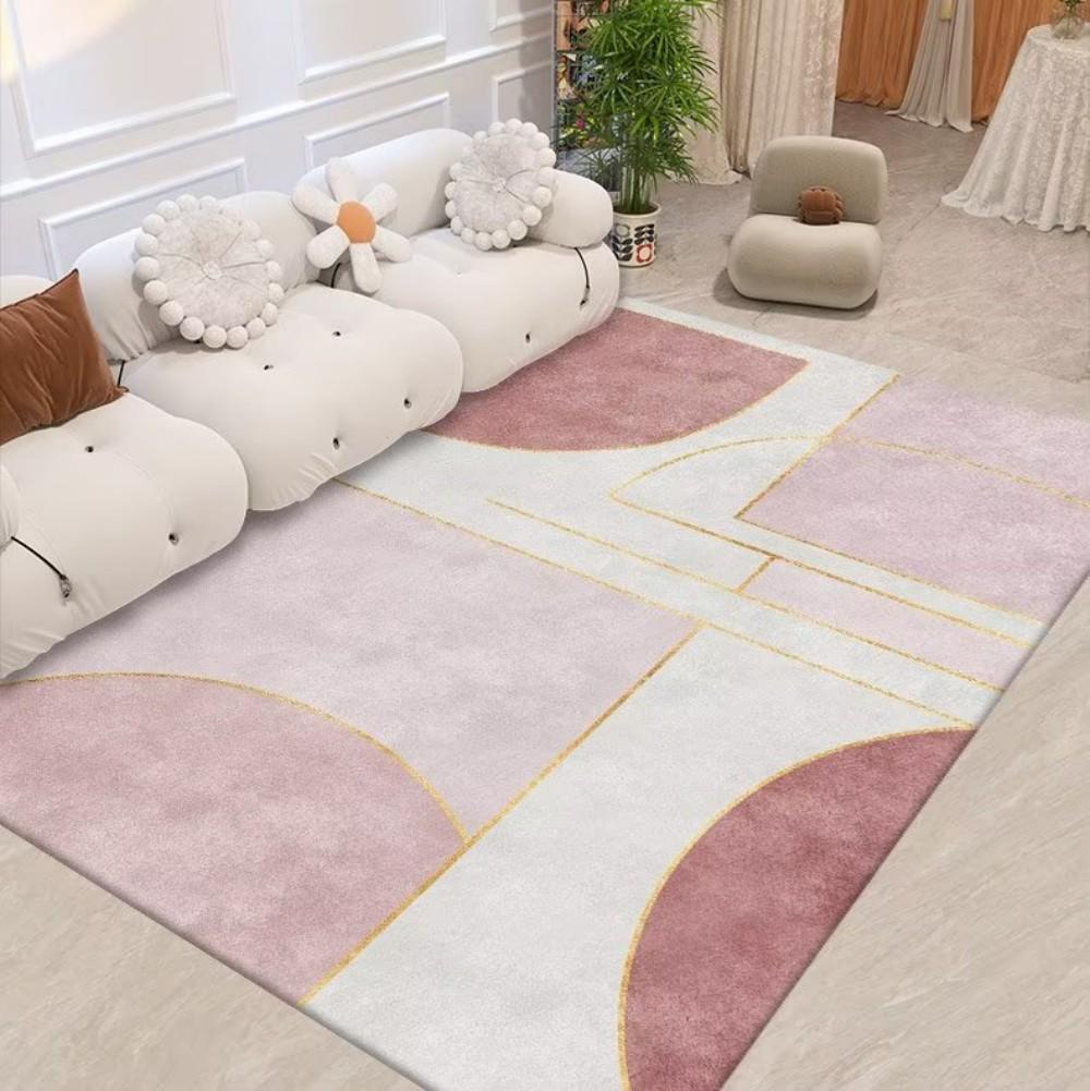 Scandinavian Style Geometric Rug Living Room Study Wearable Design Modern Home Studio Ins Style Space