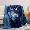 Le Havre Athletic Club Flannel Blanket, High Quality Comfortable for All Seasons, Home Decor, Warmth and Comfort