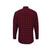 Premier Mens Mulligan Checked Cotton Long-Sleeved Shirt