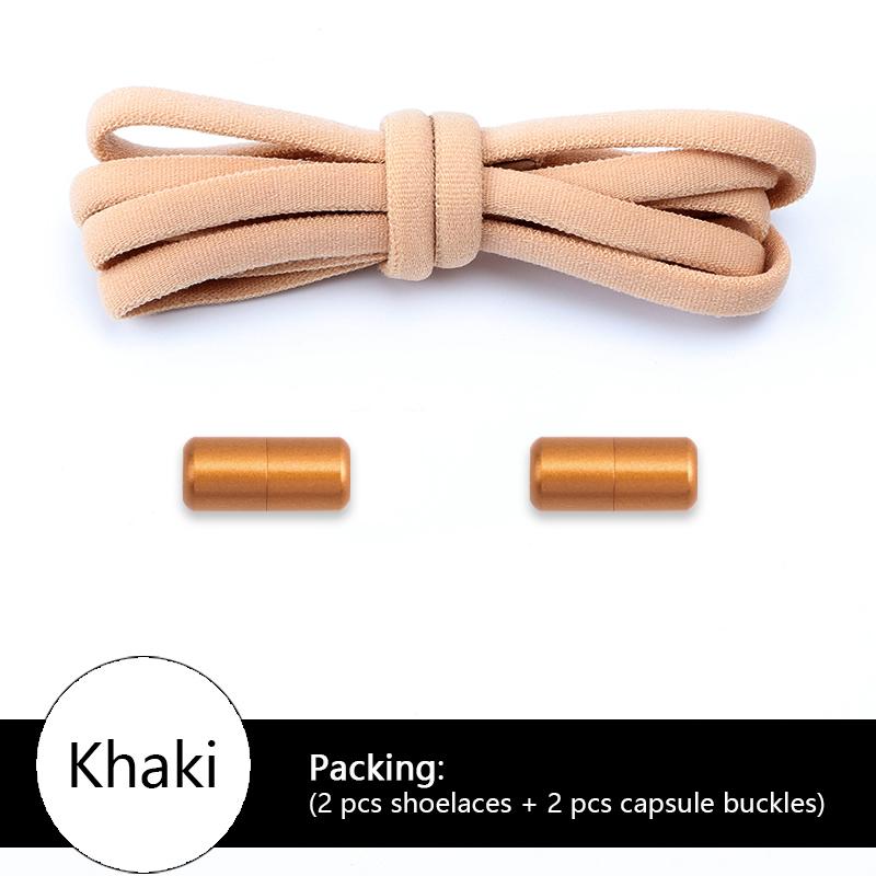 No tie Shoelace for Sports Round Shoelaces without ties Colorful Options Elastic laces Sneakers Kids Adult Shoes Accessories