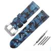 Universal Silicone Watch Band for Panerai - 20mm 22mm 24mm 26mm Soft Rubber Camouflage Sport Big Buckle Durable Strap for PAM Military Smart Watch