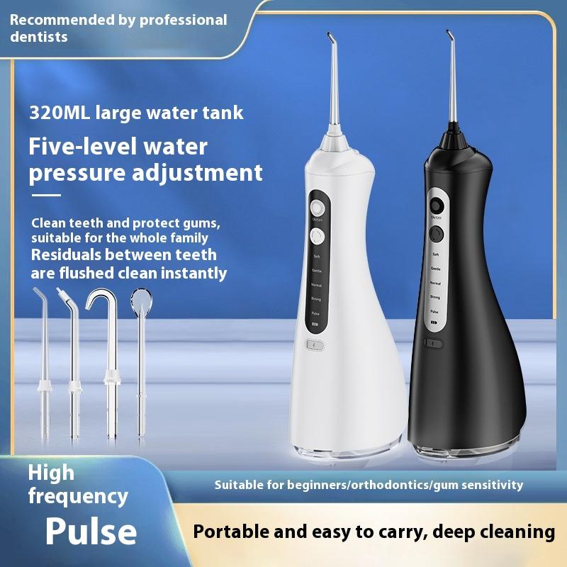 New Ultrasonic Dental Flusher Portable Intelligent Electric High Frequency Pulse Cleaning Calculus Oral Dental Cleaner