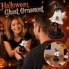 Halloween Holding Pumpkin Resin Figurine for Cemetery Scene Decoration