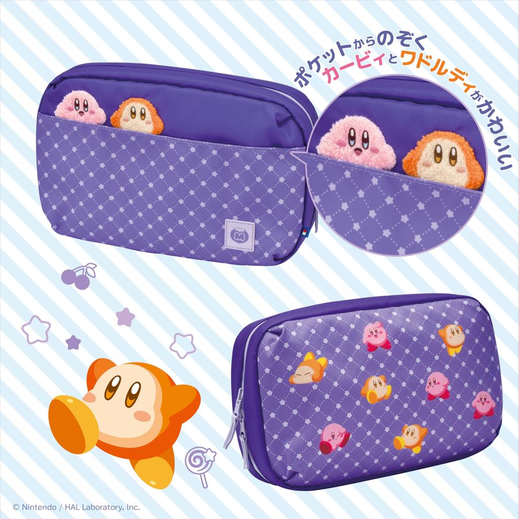Licensed Returnable Storage Bag for Nintendo 2 Waddle with both Switch and Switch [Nintendo Product] Kirby's Switch™ (Kirby & Dee) [Compatible 2]