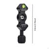 Quick Release Clamp Mount for Tripod Sturdy with 3/8"-1/4" Screw Adapter Plate