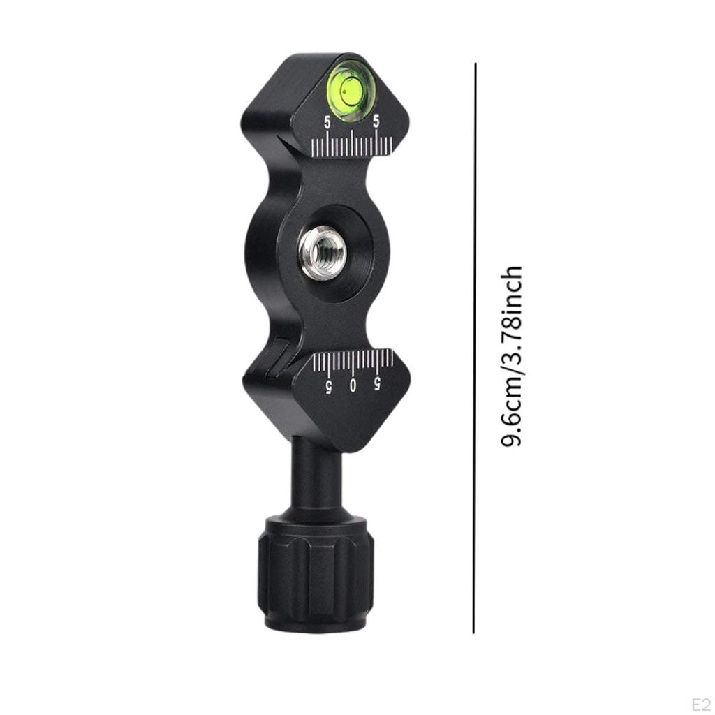 Quick Release Clamp Mount for Tripod Sturdy with 3/8"-1/4" Screw Adapter Plate