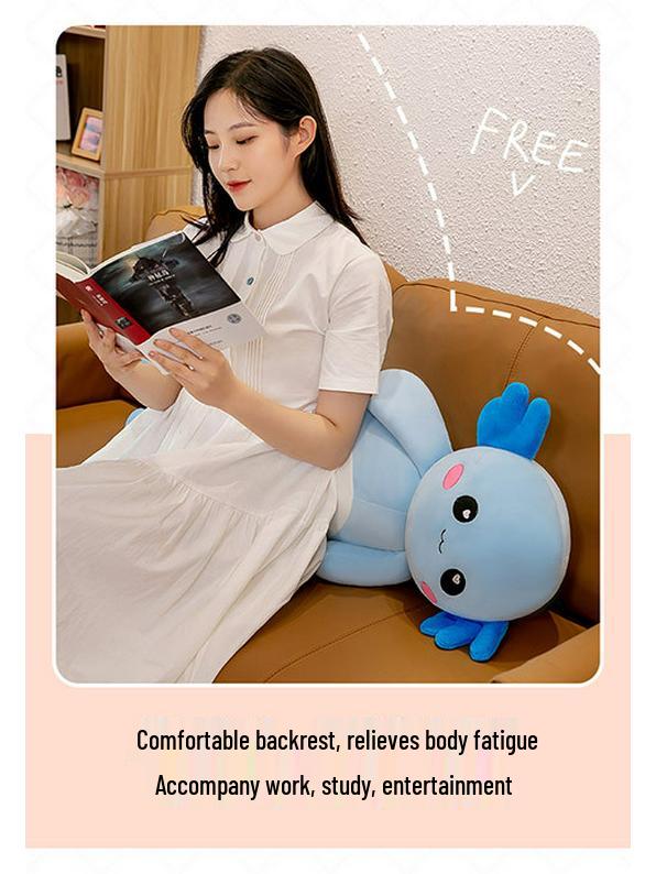 Four-Color Salamander Plush Pillow - Cute Long Doll