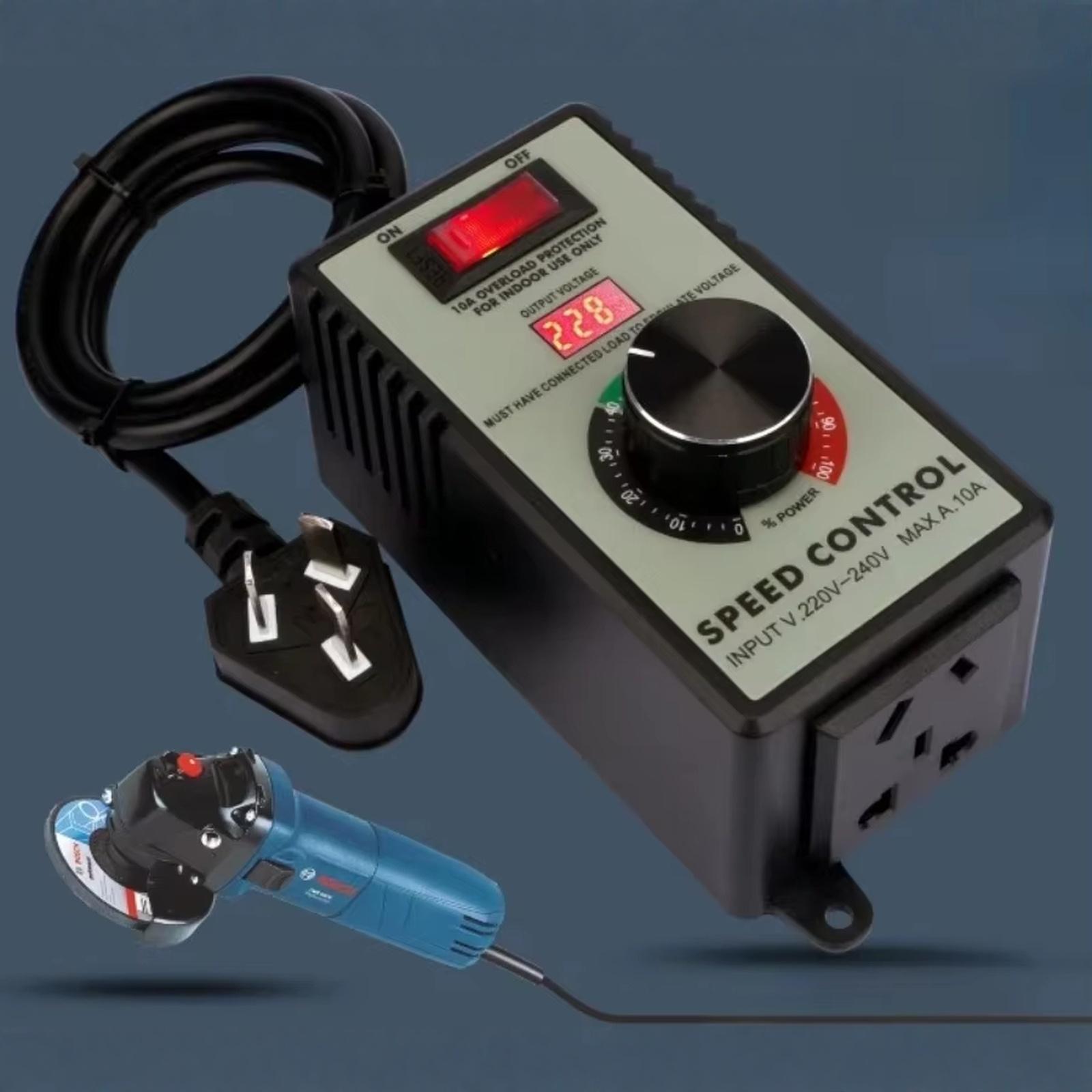 

Speed Controller 230 V, Speed Regulator Motor for Angle Grinder,Hairdryer,Drill,Circular Saw one size
