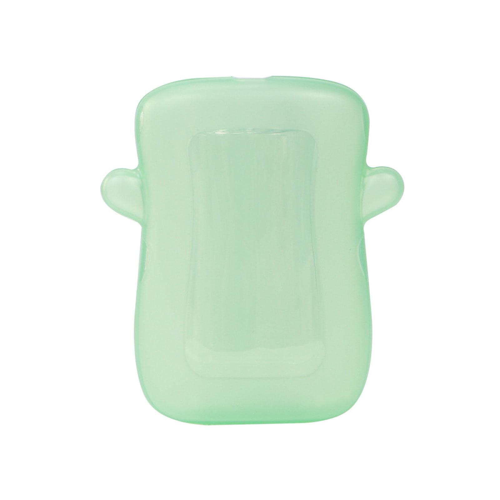 

Удобный держатель для пищевых пакетов, держатель для закусок, не дающий беспорядка, соковыжималка для детского питания, полипропиленовый пакет, больше никаких проливаний и сдавливаний зелёный