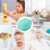 Silikon Şampuan Banyo Fırçası Masaj Tarak Bakım Scrubber Fırça Banyo Aksesuarları Bebek Çocuk Silikon Vücut Scrubber