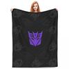 Cartoon Transformers Autobots Throw Blanket Flannel Bedspread For Couch Chair Sofa Bed Novelty Sofa Bed Cover