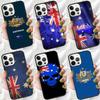 Australische Flagge Handyhülle Für iPhone 17 Air 16 pro max 15 14 plus 12 13 Weiche Stoßfänger Hülle Cover coque