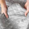 VELVI Decorative bedspread - classic gray, quilted elegance - 220x240cm