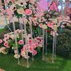 Wedding Flower Stand Centerpiece 40 X 20cm Acrylic Column Vase for Wedding Engagement Party Birthday Party Anniversary