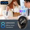 AI Language Translation Earbuds 138 Languages Bluetooth-Compatible 5.3 Translator Earbuds Open Air Traductor for Business Travel