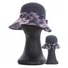 Shop   Women Uv Protection Sun Cap Back Ribbon Bucket Hat Km Wh 0739 Navy
