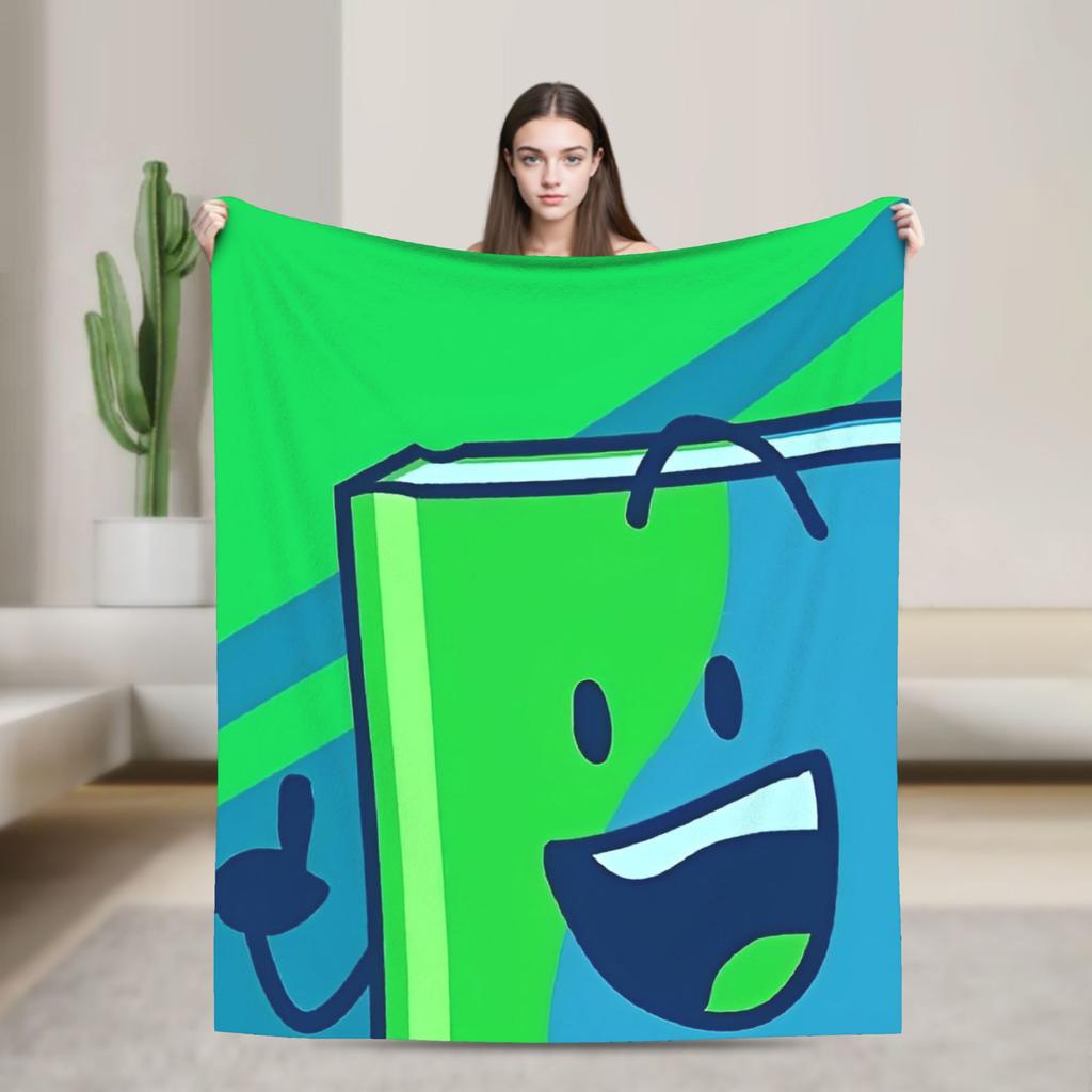 Blanket Fleece All Season Cartoon Multi-function Super Soft Throw Blankets for Bed Bedroom Rug Piece