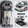 Lamborghini Huracan EVO Supercar Simulation Diecast & Toy Vehicles Sounds & Light Pull Back Car 1:32 Alloy Collection Model