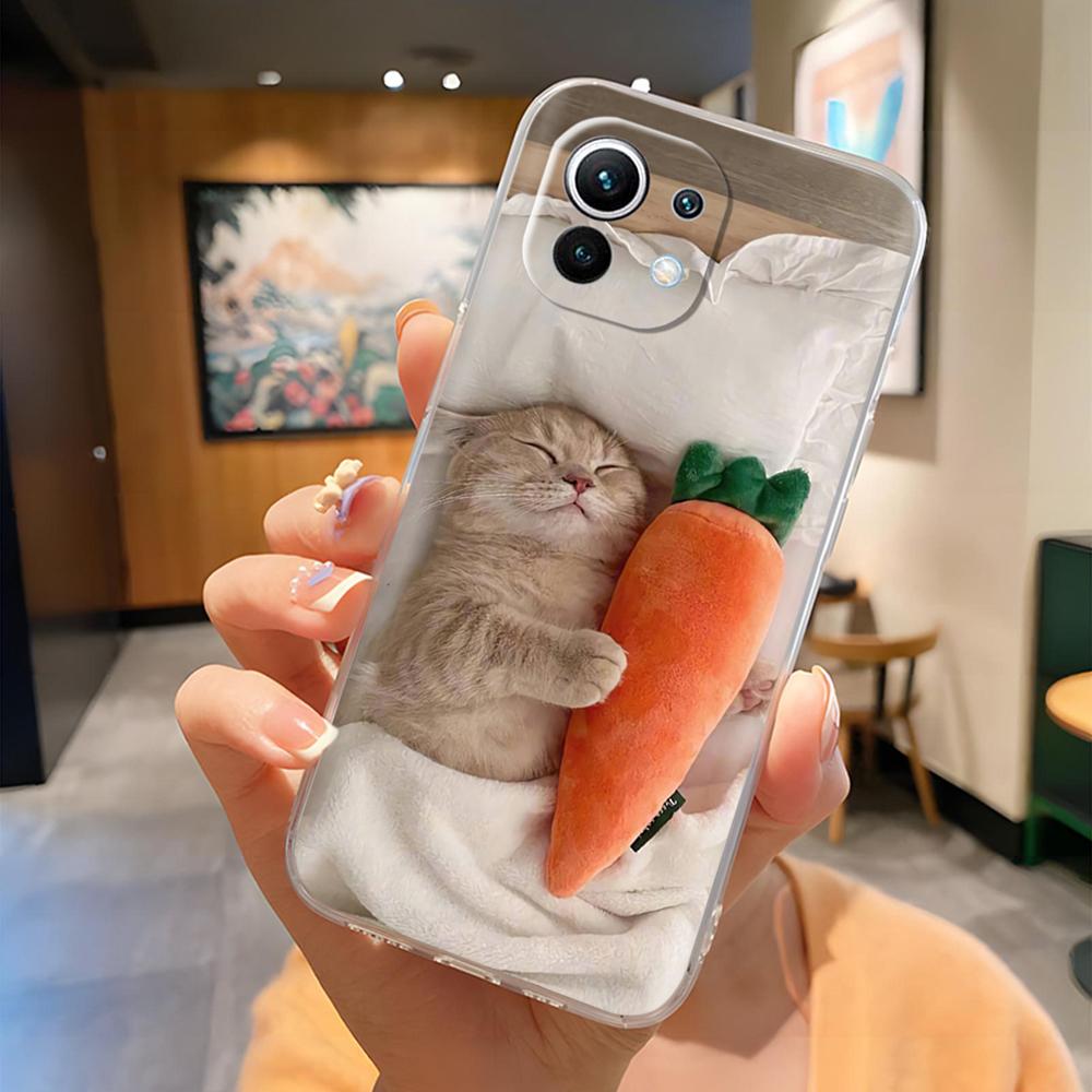For Xiaomi Mi 11 Lite 5G Case Phone Cover Protection Back Cases For Xiaomi Mi 11 Lite 5G NE Silicone Casing  Mi11 Lite Fundas
