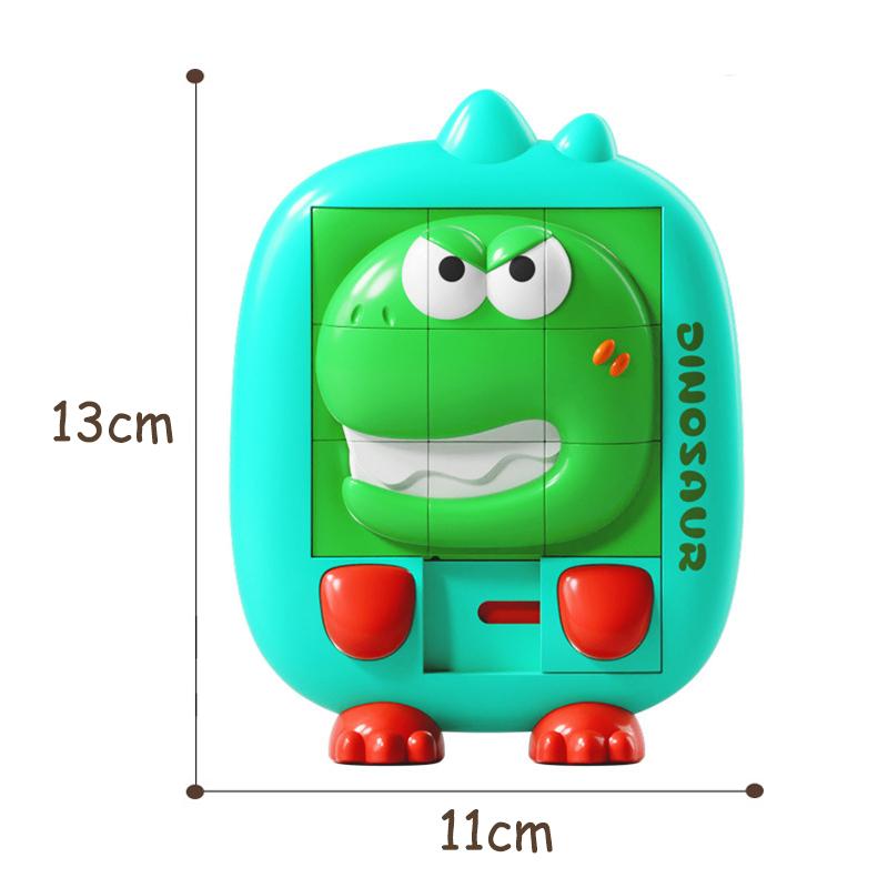 Children Cartoon Animal Slide Puzzles Toys Logical Thinking Training Challenges Intellectual 3D Puzzles Sensory Game Travel Toys