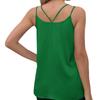 Women's Fashion Summer Beach Sleeveless Top With Double Thin Straps V-Neck Tank Top