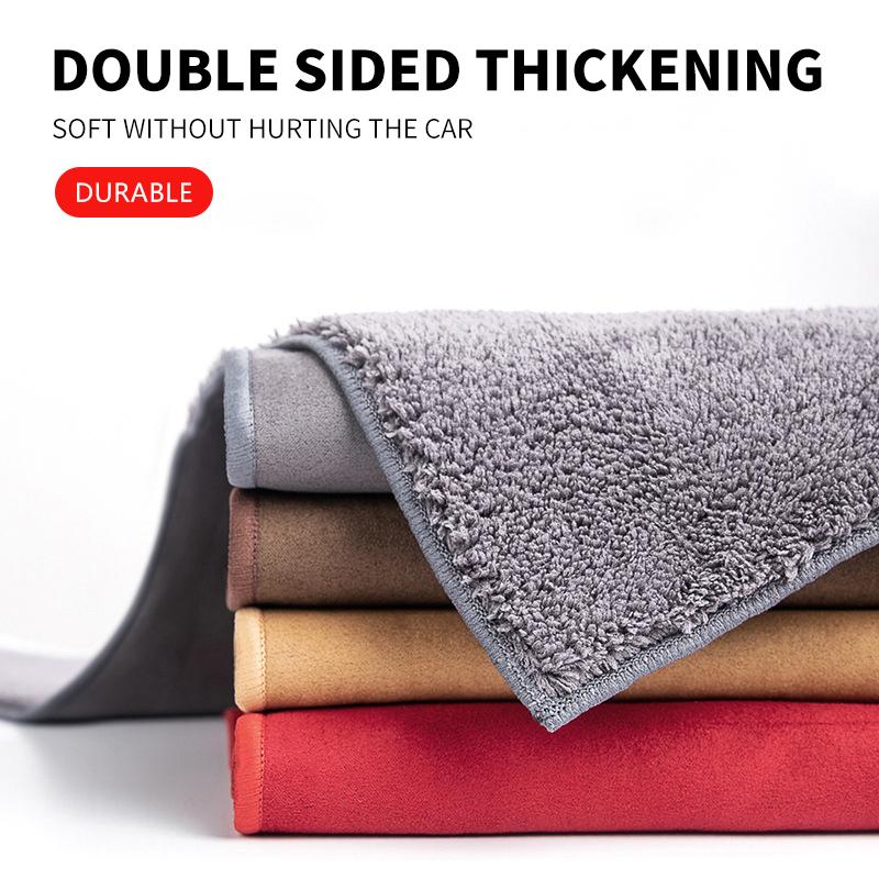 Suede Car Towel Microfiber Cleaning Drying Rag Cloth For Volkswagen MK6 MK5 MK4 MK7 Golf-4 5 6 7 Passat Ibiza Leon  Altea Aztec