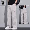 PLAYBOY Men's Ice Silk Cargo Pants
