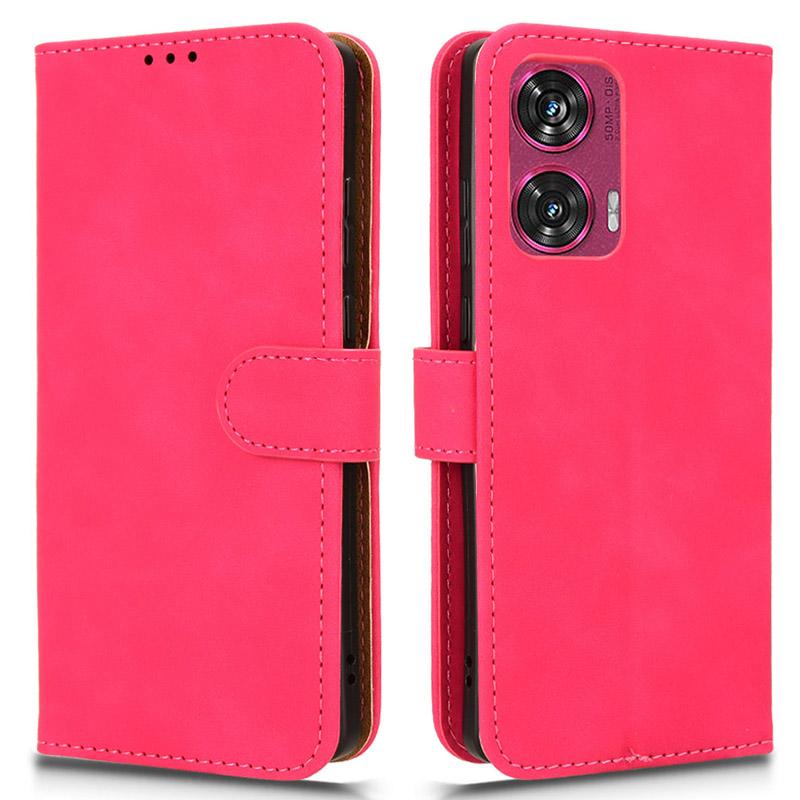 For Motorola Edge 50 Fusion 5G Leather Case Protective Card Slots Wallet Phone Cover