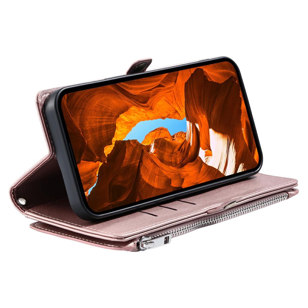 For Xiaomi Redmi Note 15 Pro 5G (Global) Case TPU + PU Leather Wallet Phone Cover with Wrist Strap