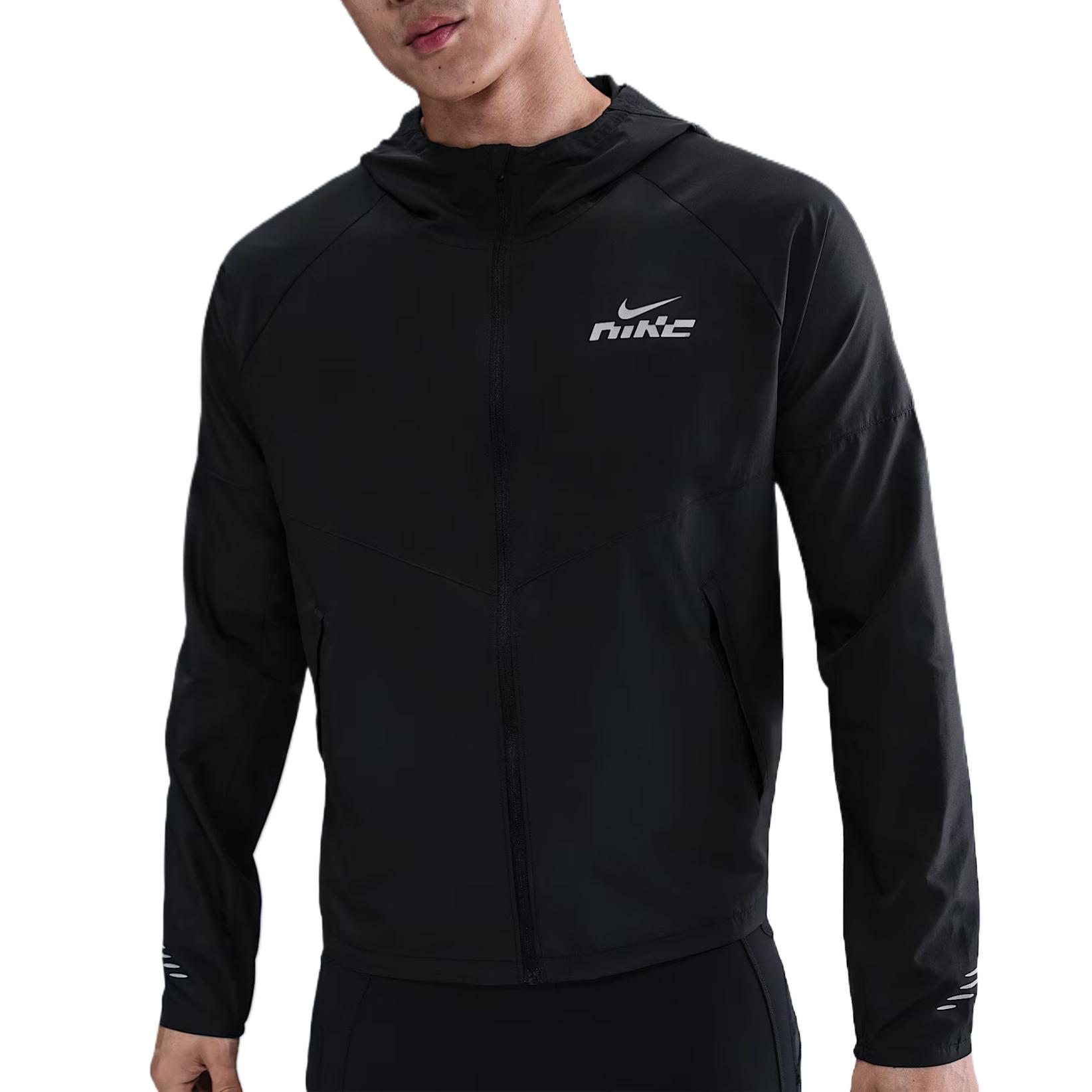 

Nike Mylar Flash Waterproof Windproof Long Sleeve Zip Jacket Men jackets IB3771-010 L