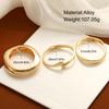 Exaggerated Niche Design Sense Metal Round Bracelet Geometric Personalized Bracelet