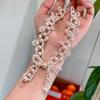 Handmade Pearl Necklace with Bow Clavicle Chain - Light Luxury Design for Women