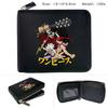 One Piece Anime Reißverschluss PU Geldbörse Luffy Aufdruck Kurzes Münzfach Kartenhalter