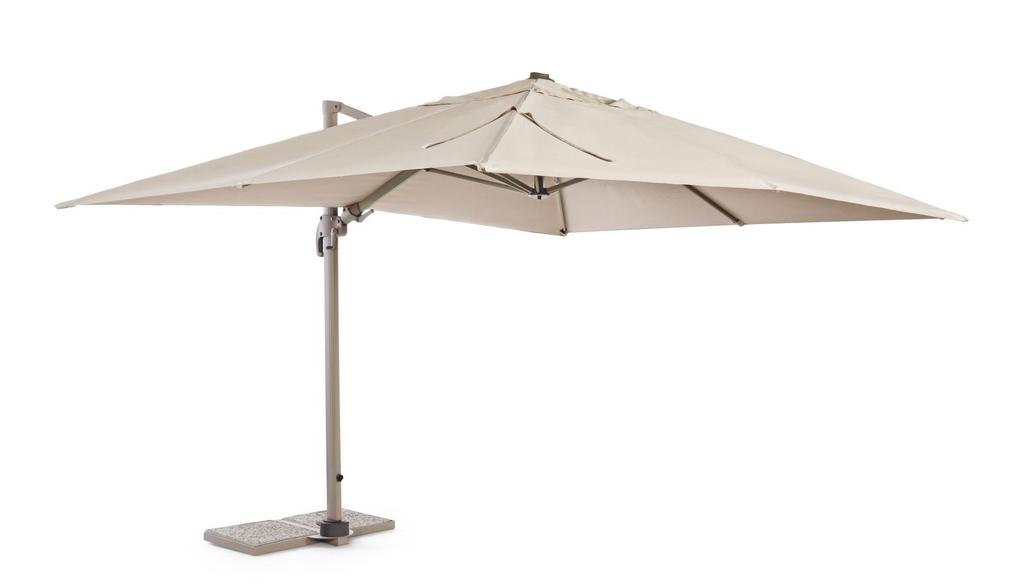 Garden Parasol 300X400Cm Bolzano Santorino Aluminum Sand