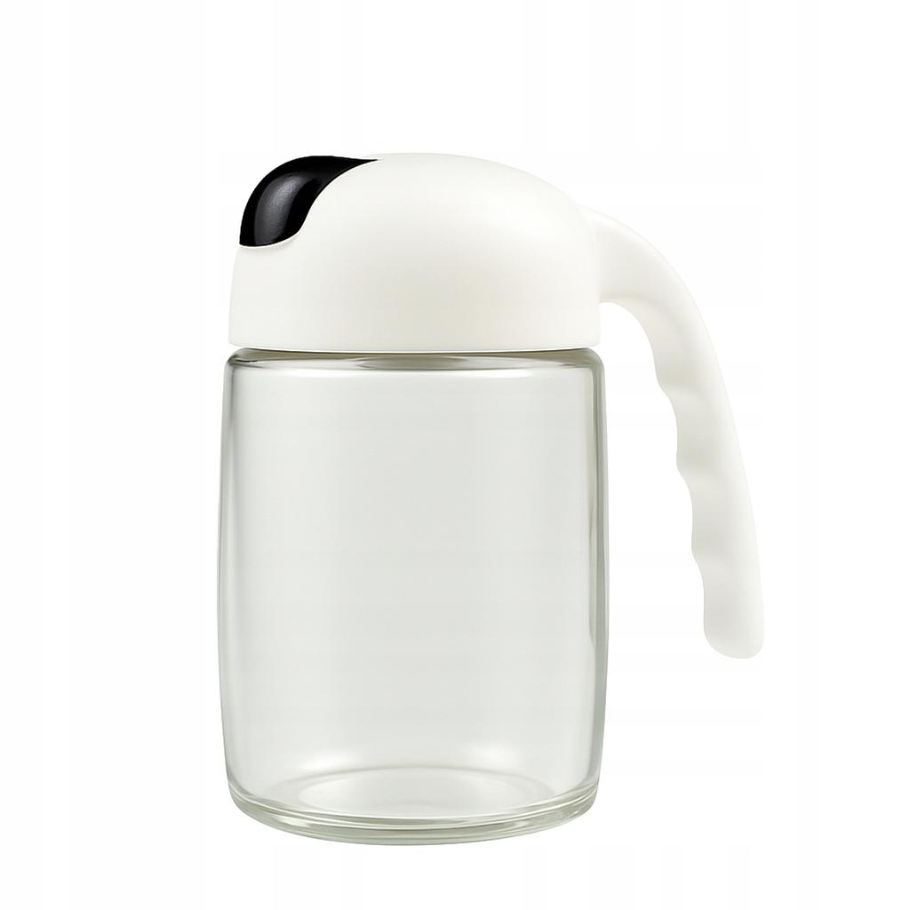 Glass oil dispenser 300 ml with handle - olive oil vinegar sauce oil spices