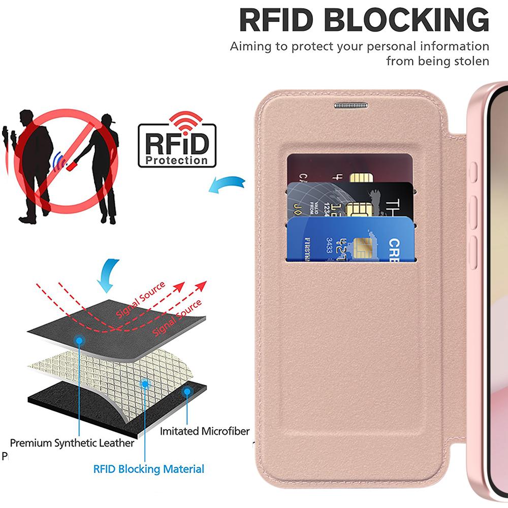Luxury Transparent Flip Leather Wallet Magnetic Case For iPhone 17 16 15 14 13 12 11 Pro Max & 17e and 16e Slot Card Bag Covero