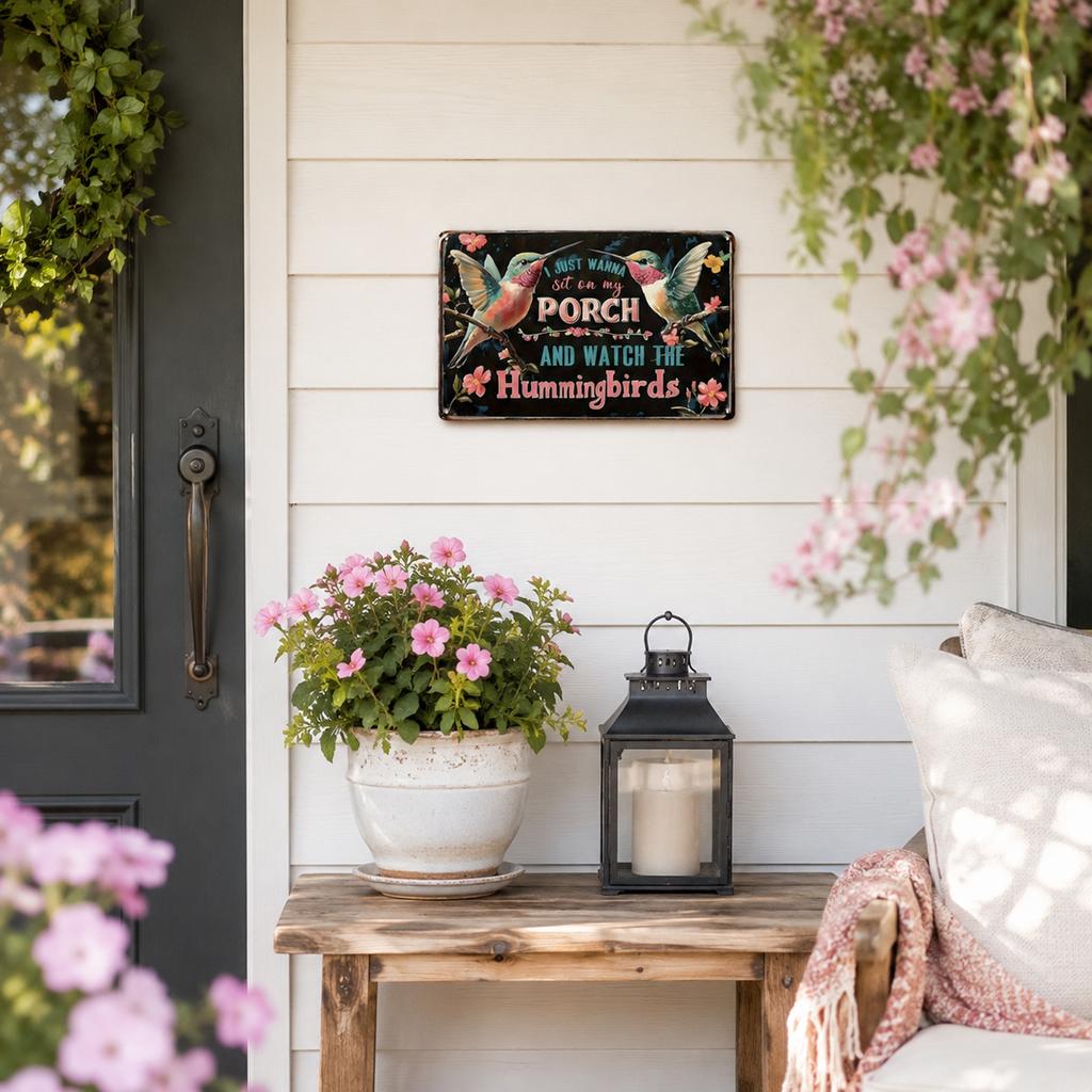 Decorative Wall Sign for Home and Garden Decor