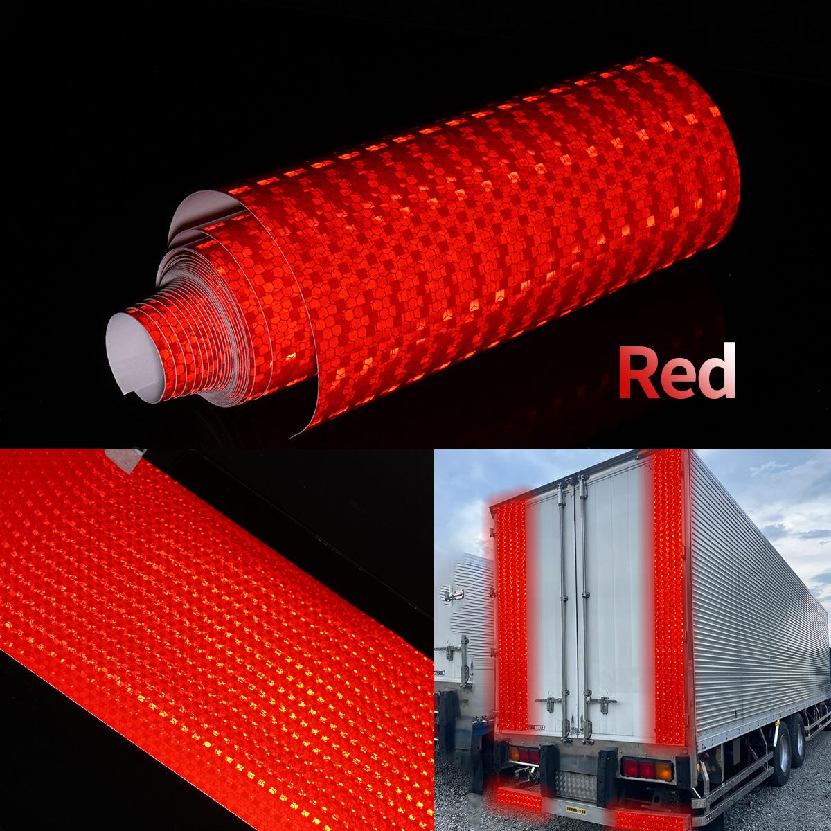 

Reflective Safety Mark Tape Stickers Self Adhesive Warning Film for Car Motorcycle Auto Styling 20cm&1m красный